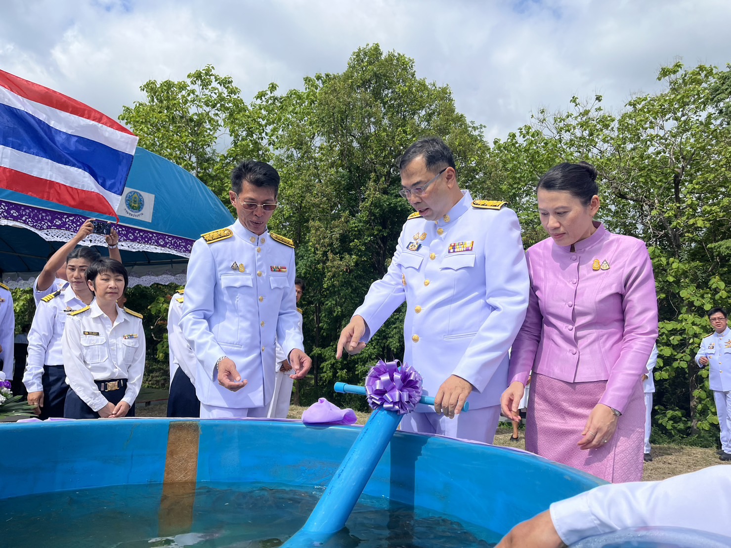 จัดพิธีปล่อยพันธุ์สัต์น้ำ เนื่องในวันเฉลิมพระชนมพรรษาสมเด็จพระนางเจ้าสุทิดา พัชรสุธาพิลลักษณ พระบรมราชินี..คลิก