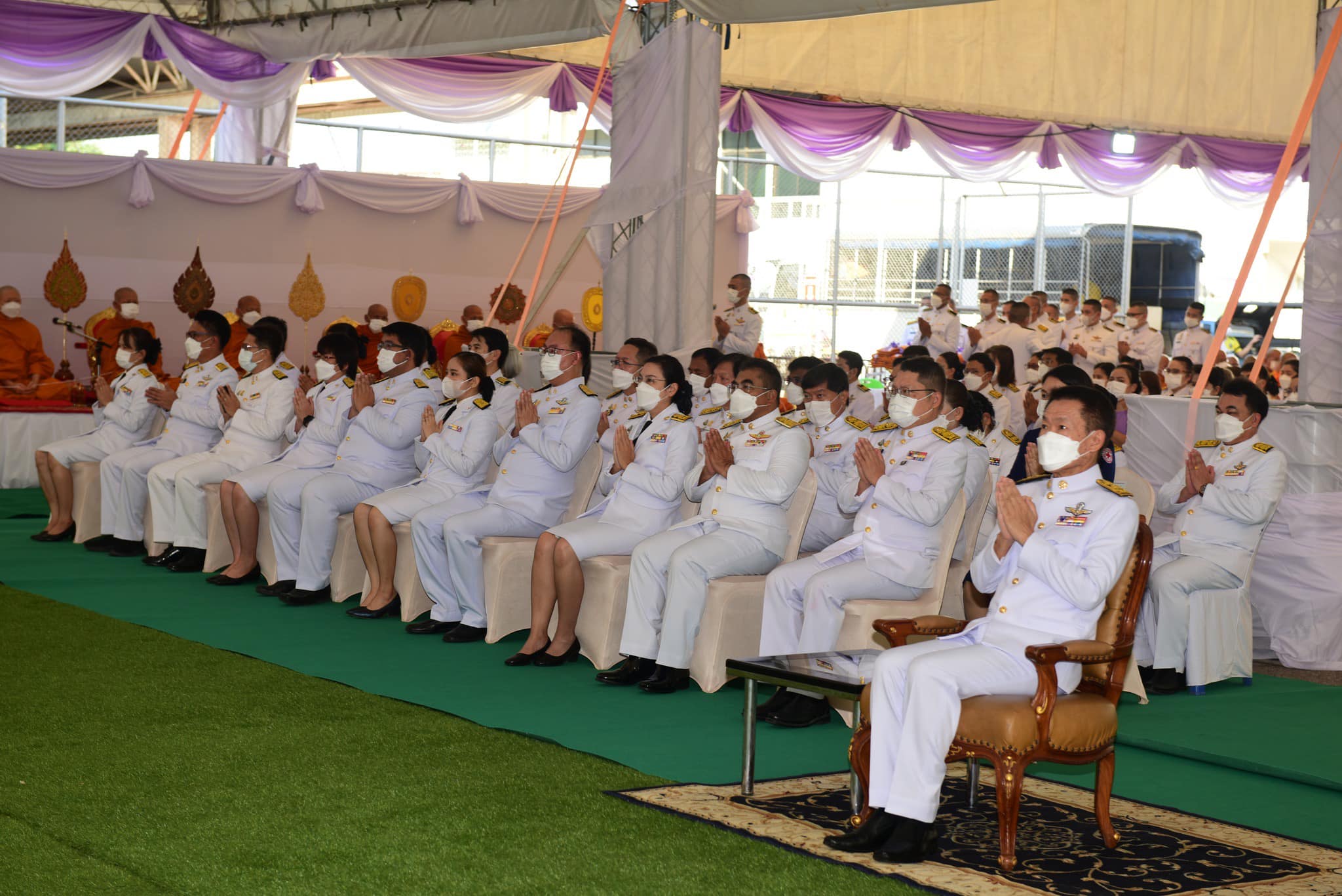 เข้าร่วมพิธีทำบุญตักบาตร เพื่ถวายเป็นพระราชกุศล เนื่องในโอกาสวันเฉลิมพระชนมพรรษา สมเด็จพระนางเจ้าสุทิดา พัชรสุธาพิมลลักษณ พระบรมราชินี 3 มิถุนายน 2566..คลิก