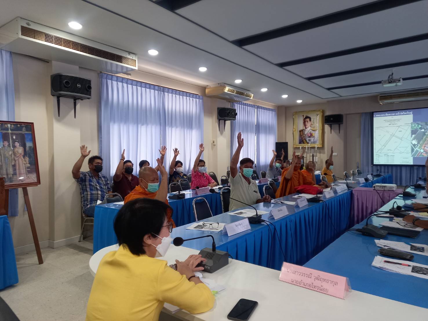 (อ.ไทรน้อย) การประชุมประชาคมเขตรักษาพันธุ์สัตว์น้ำ จำนวน 9 แห่ง..คลิก