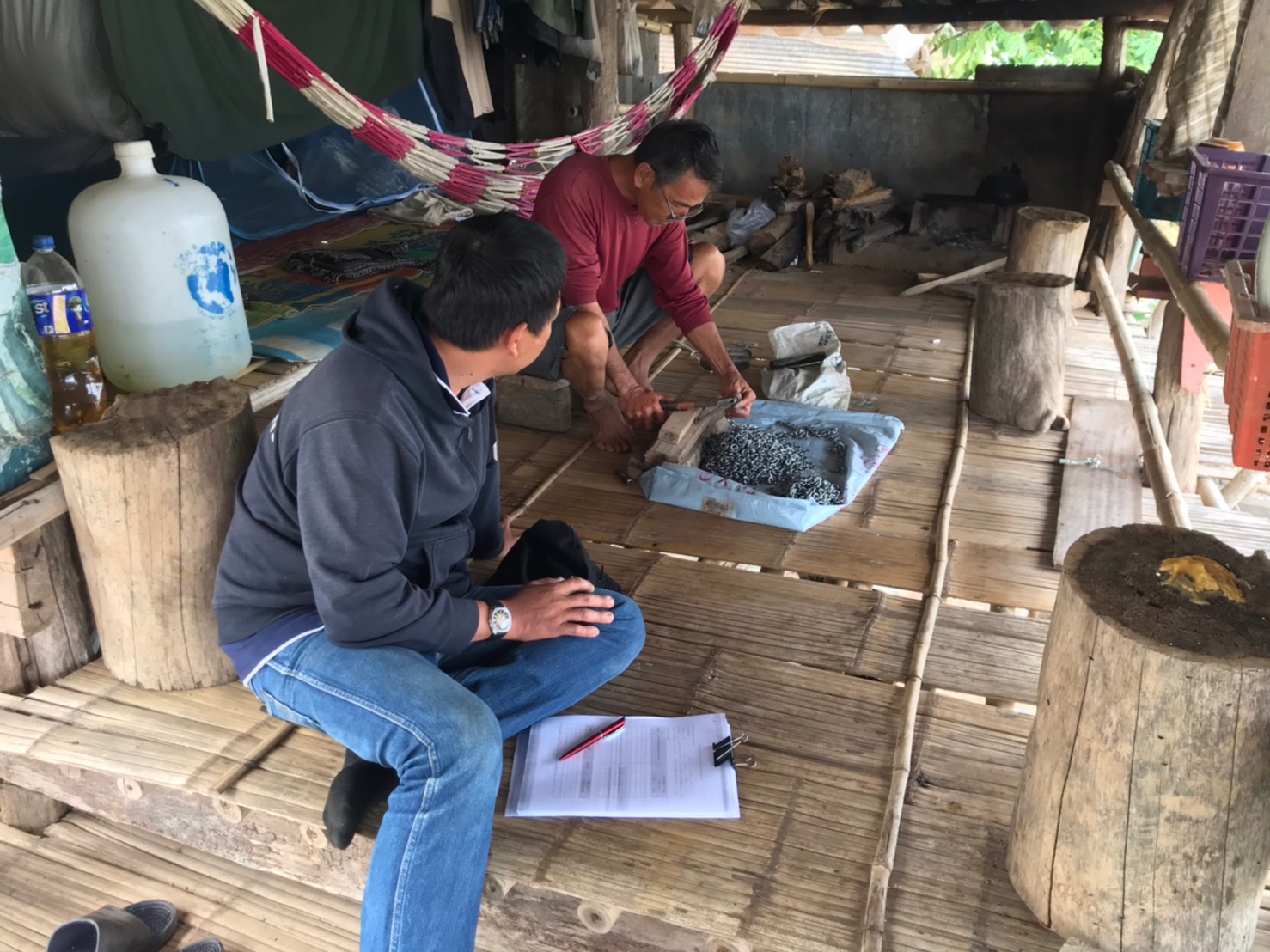 ลงพื้นที่ติดตามงานกิจกรรมการศึกษาความชุกชุมและความหลากหลายของปลาในแม่น้ำโขง..คลิก