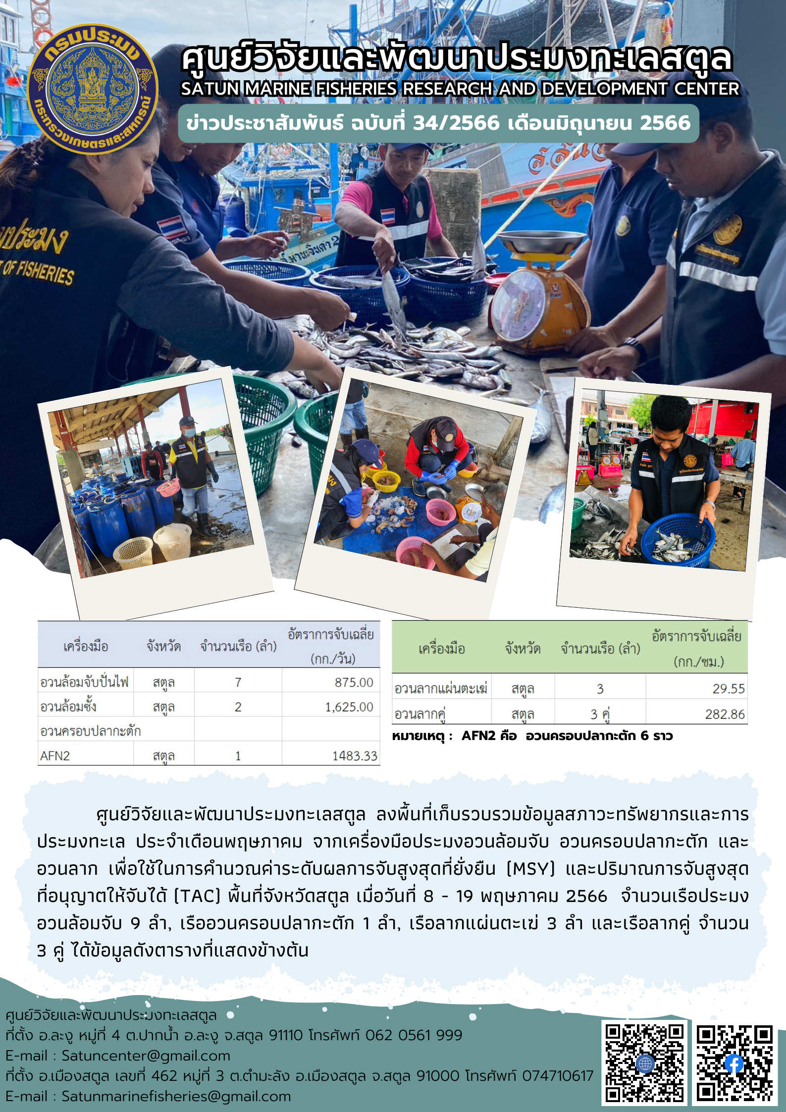 ข่าวประชาสัมพันธ์ ฉบับที่ ๓๔/๒๕๖๖ ประจำเดือนมิถุนายน ๒๕๖๖..คลิก