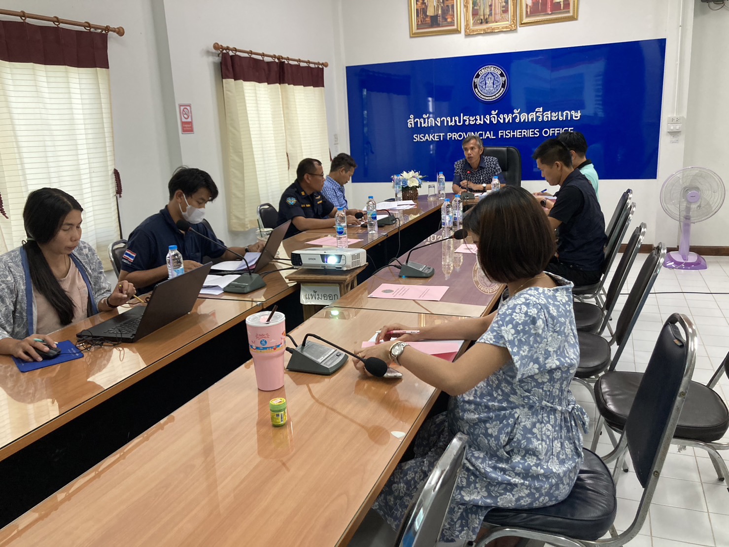 ประชุมคณะกรรมการขับเคลื่อนนโยบายของกรมประมงจังหวัดศรีสะเกษ..คลิก