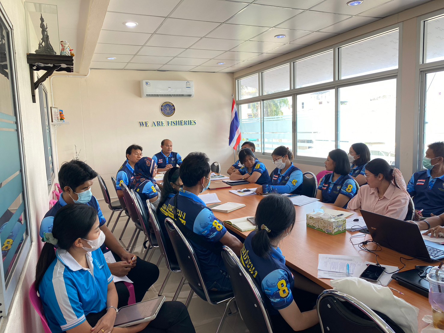 ประชุมข้าราชการ พนักงานราชการ และเจ้าหน้าที่ในสังกัด ศบป.8 (สงขลา)..คลิก