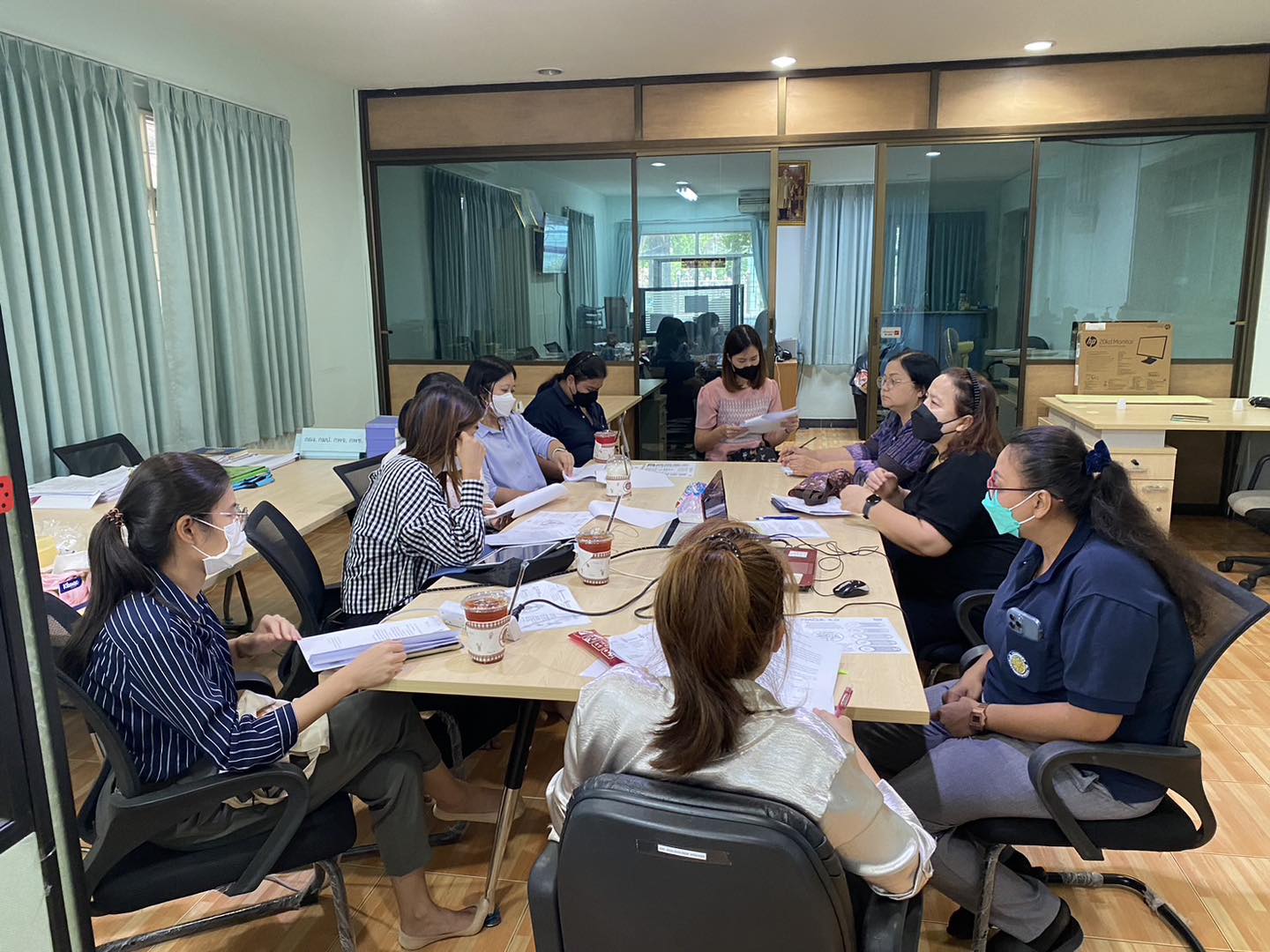 ร่วมประชุมหารือเพื่อเตรียมความพร้อมการตรวจประเมินรางวัลเลิศรัฐ ประจำปี พ.ศ. 2566..คลิก