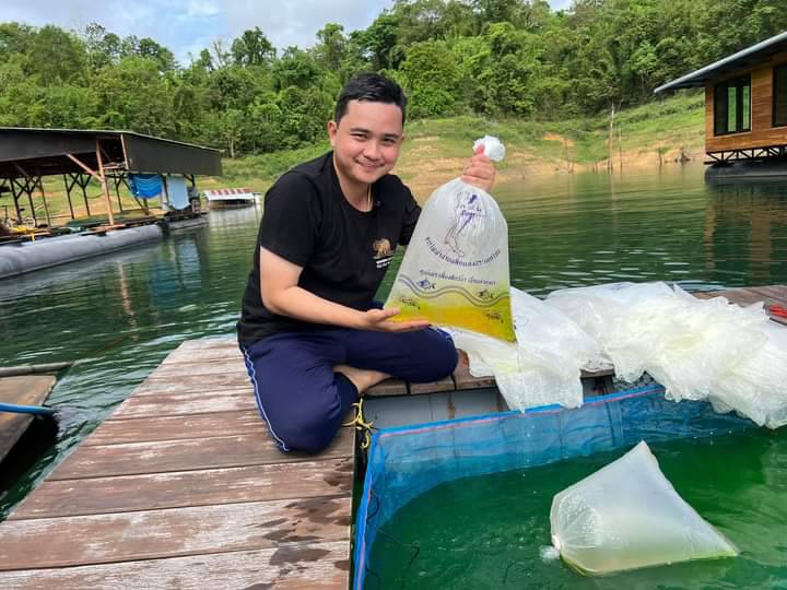 สำนักงานประมงอำเภอทองผาภูมิ ร่วมกิจกรรมปล่อยปลาสู่เขาแหลม ครั้งที่ 3