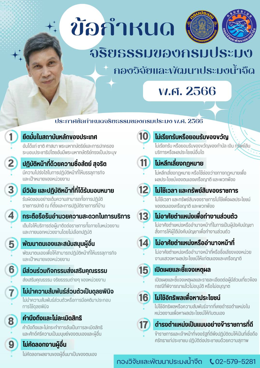 ข้อกำหนดจริยธรรมของกรมประมง