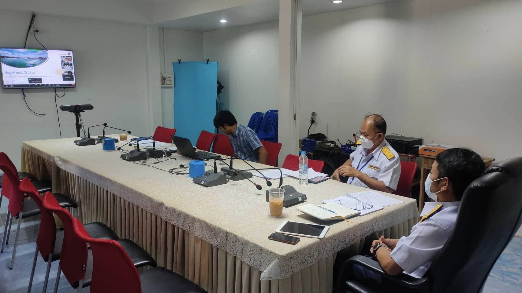 ประชุมติดตามความก้าวหน้าแผนฟื้นฟูผลผลิตกุ้งทะเลของประเทศไทย