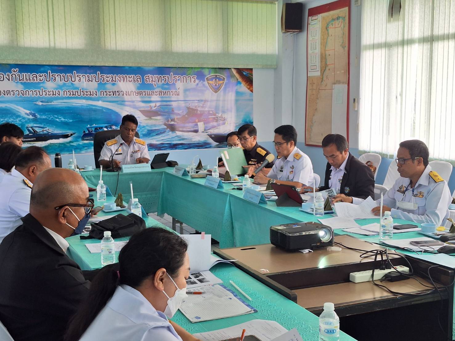 หัวหน้าด่านตรวจประมงท่าอากาศยานสุวรรณภูมิเข้าร่วมประชุมคณะกรรมการขับเคลื่อนนโยบาย จังหวัดสมุทรปราการ..คลิก