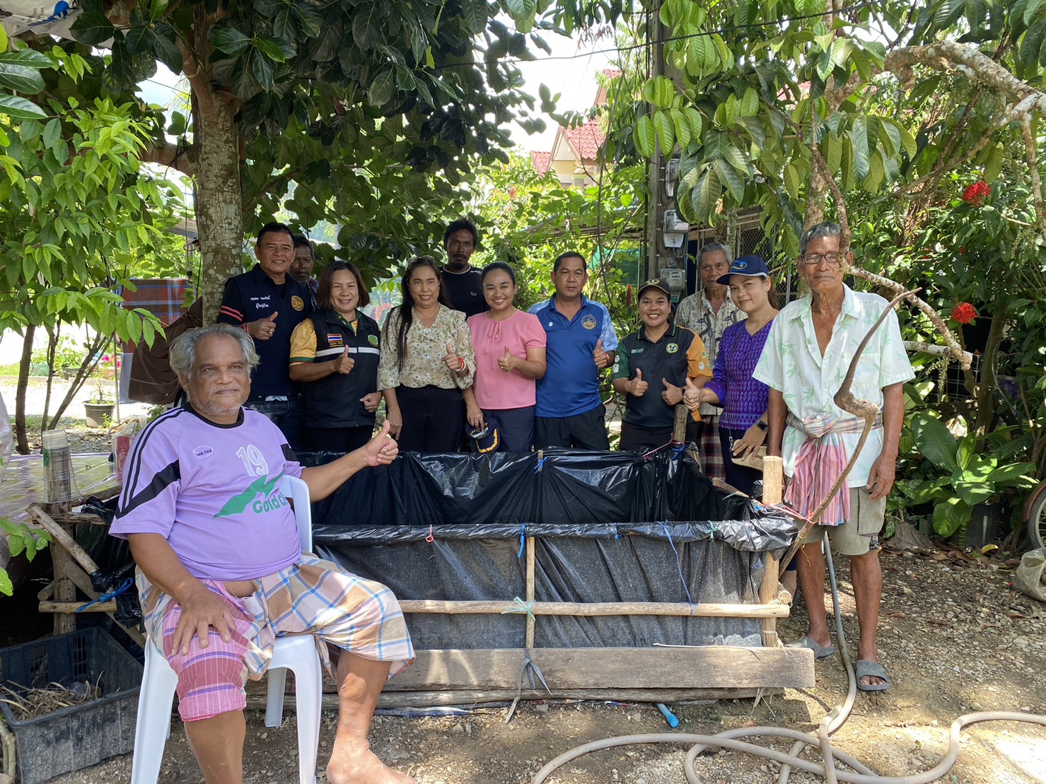ประมงอำเภอตะโหมด  ตรวจเยี่ยมโครงการส่งเสริมการเลี้ยง ปลาดุกในบ่อพลาสติก ของกลุ่มผู้พิการและผู้ดูแลคนพิการ  จำนวน 30 ราย..คลิก