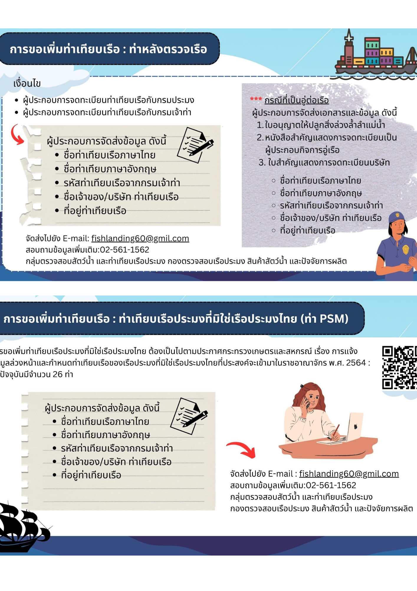 การเพิ่มท่า PSM..คลิก