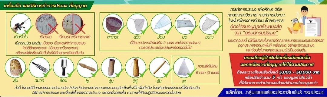 กรมประมงออกประกาศกำหนดฤดุน้ำแดง 2566