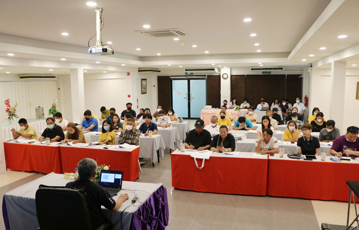 โครงการฝึกอบรม หลักสูตร “ผลการใช้นวัตกรรมและการปฏิบัติที่ดีเพื่อเพิ่มประสิทธิภาพการใช้พลังงานในการเลี้ยงกุ้งทะเล” รุ่นที่ 1