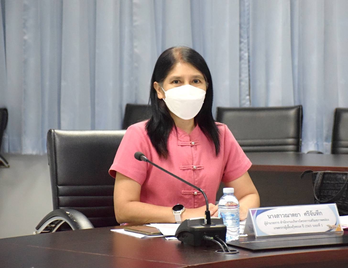 การประชุมคณะกรรมการอำนวยการโครงการเสริมสภาพคล่องเกษตรกรผู้เลี้ยงกุ้งทะเลปี 2565 ระยะที่ 1 ครั้งที่ 4/2566..คลิก
