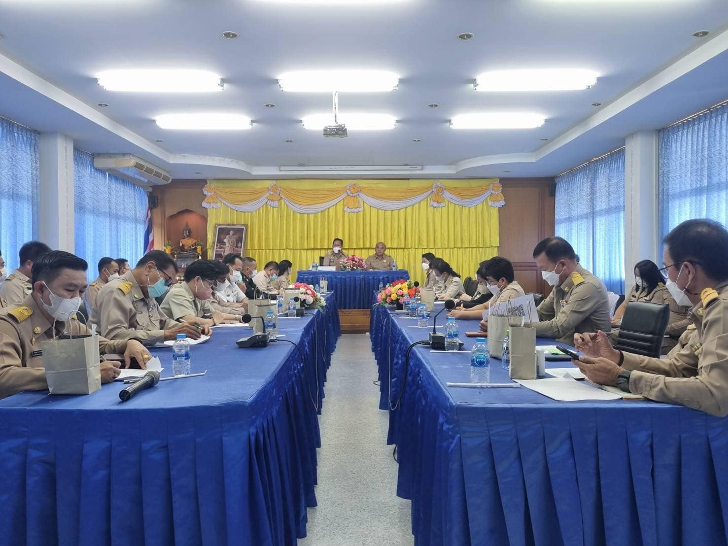 เข้าร่วมประชุมหัวหน้าส่วนราชการ และลงพื้นที่ตรวจปราบปรามการทำการประมงในช่วงห้ามจับสัตว์น้ำในช่วงสัตว์น้ำมีไข่ วางไข่ และเลี้ยงตัวอ่อน..คลิก