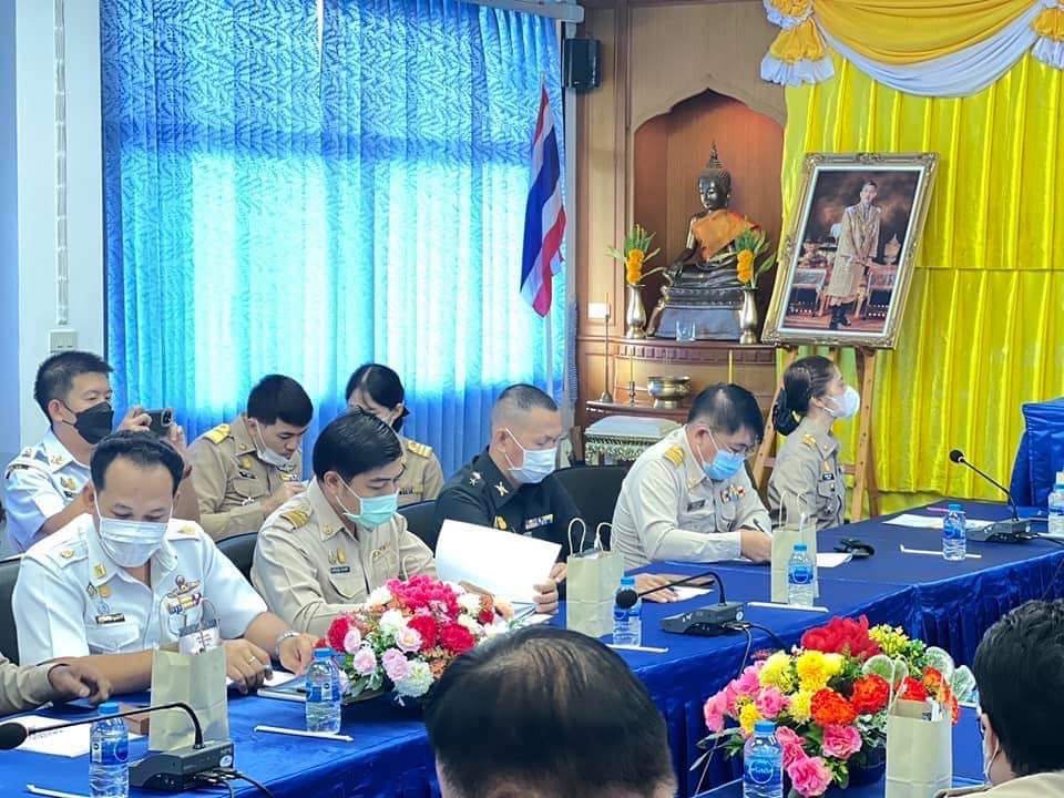 เข้าร่วมประชุมหัวหน้าส่วนราชการ และลงพื้นที่ตรวจปราบปรามการทำการประมงในช่วงห้ามจับสัตว์น้ำในช่วงสัตว์น้ำมีไข่ วางไข่ และเลี้ยงตัวอ่อน