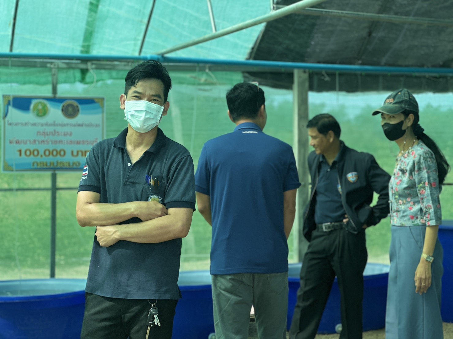 เข้าร่วมกิจกรรมส่งมอบโรงเรือนจัดการหลังการเก็บเกี่ยวสาหร่ายทะเล และวัสดุอุปกรณ์ทำความสะอาดสาหร่ายทะเล..คลิก