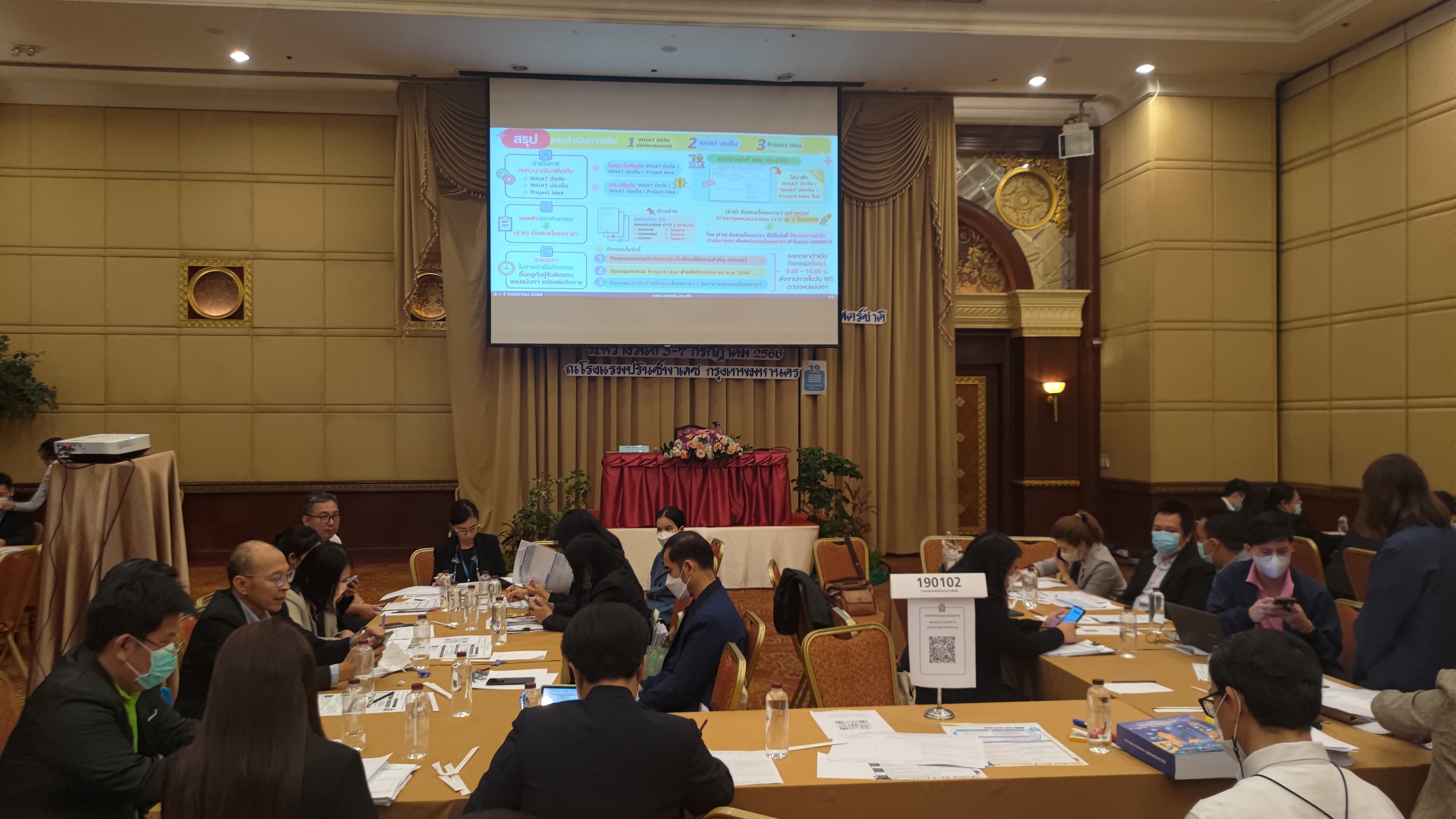 การประชุมเชิงปฏิบัติการ การจัดทำโครงการเพื่อขับเคลื่อนการบรรลุเป้าหมายตามยุทธศาสตร์ชาติ ประจำปีงบประมาณ พ.ศ. 2568..คลิก