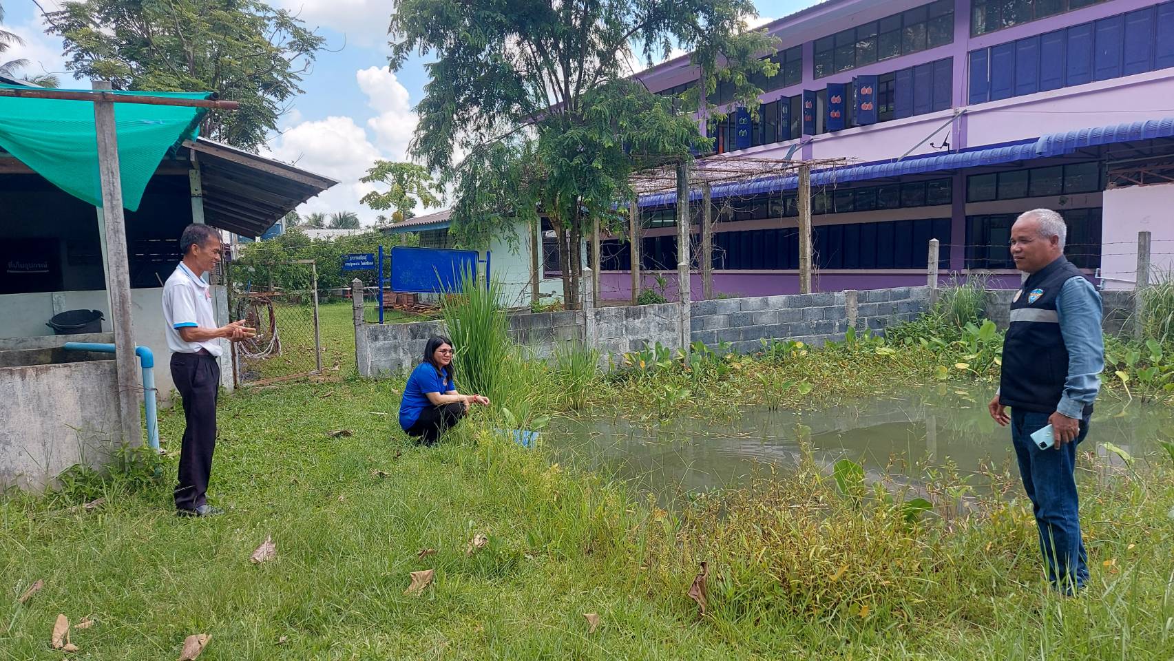 ลงพื้นที่ ตรวจเยี่ยม ติดตามโครงการประมงโรงเรียน..คลิก