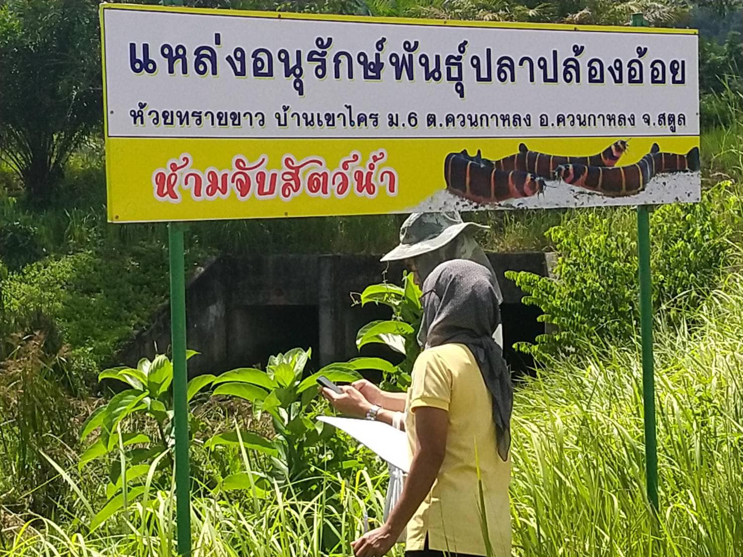 สำนักงานประมงจังหวัดสตูลลงพื้นที่ตรวจสอบและจับพิกัดกำหนดที่รักษาพันธุ์สัตว์น้ำแห่งใหม่ ของจังหวัดสตูล
