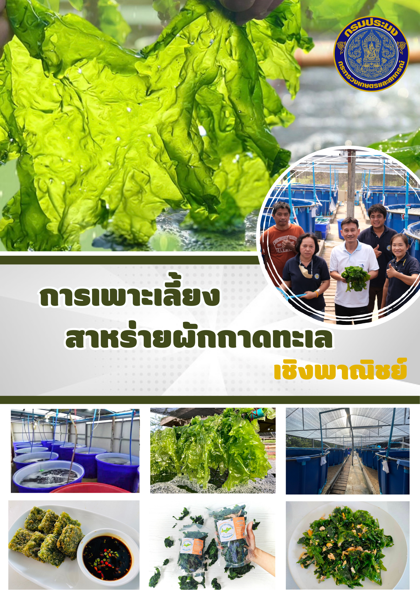 คู่มือ การเพาะเลี้ยงสาหร่ายผักกาดทะเลเชิงพาณิชย์