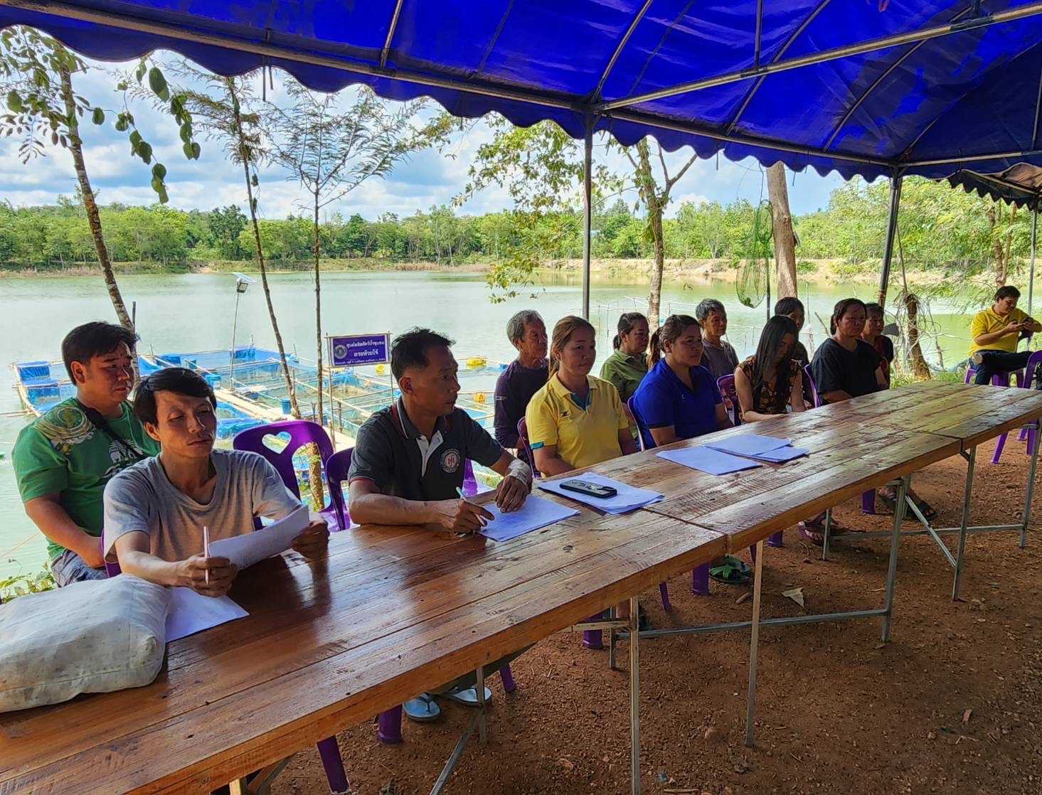 ประชุมซักซ้อมการตรวจประเมินรางวัลเลิศรัฐ โครงการธนาคารผลผลิตสัตว์น้ำแบบมีส่วนร่วม ประจำปี 2566