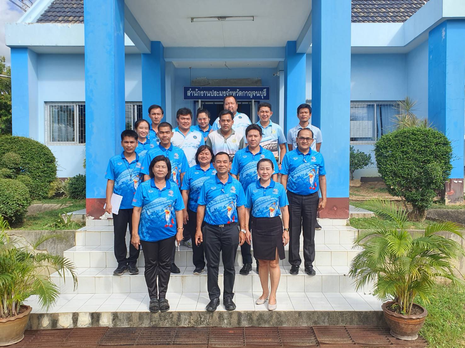 ประชุมข้าราชการ พนักงานราชการ และเจ้าหน้าที่สำนักงานประมงจังหวัดกาญจนบุรี ประจำเดือน กรกฎาคม 2566..คลิก