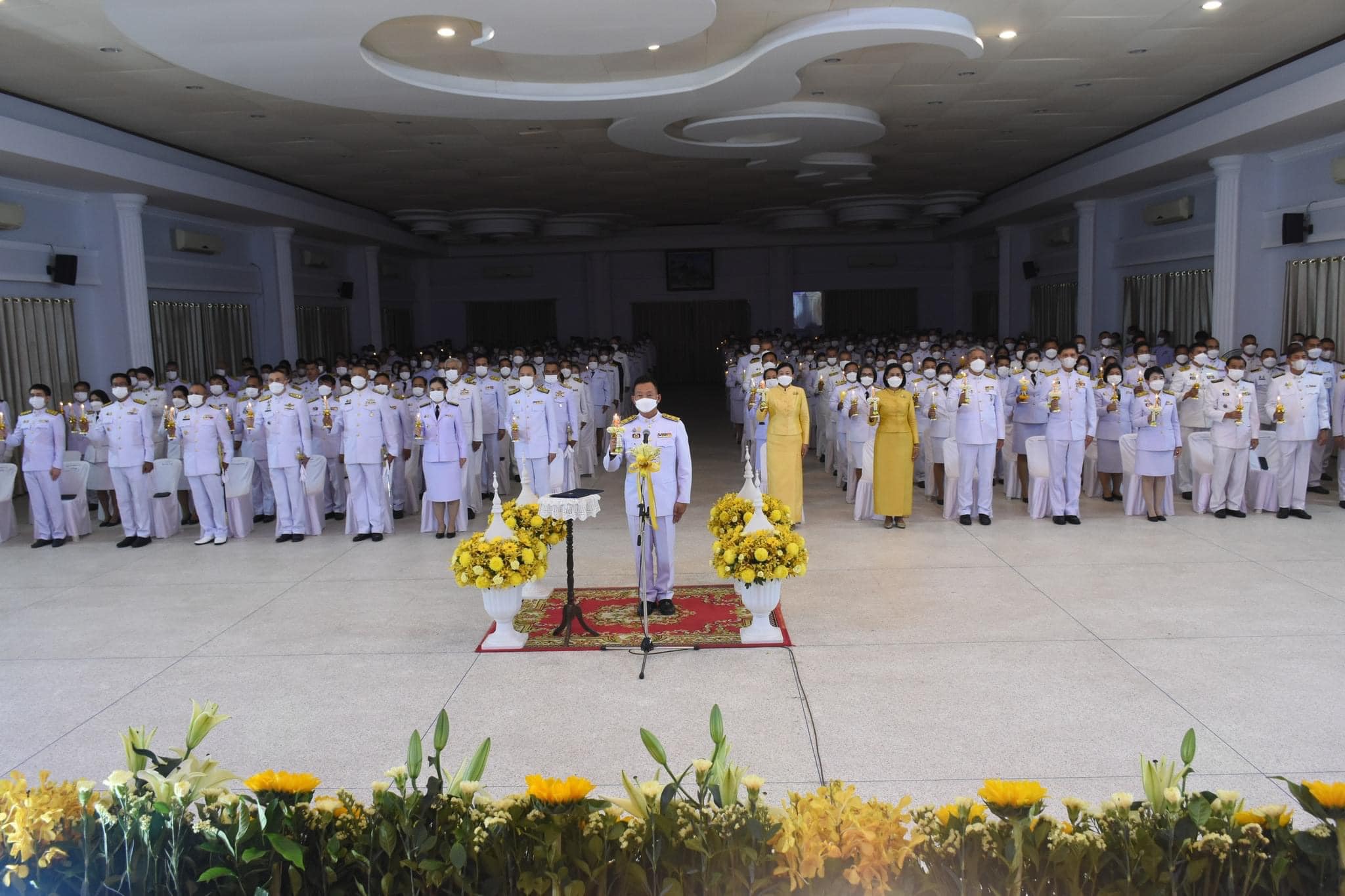 สำนักงานประมงจังหวัดสตูลเข้าร่วมพิธีถวายเครื่องราชสักการะและพิธีจุดเทียนถวายพระพรชัยมงคล เนื่องในโอกาสวันเฉลิมพระชนมพรรษาพระบาทสมเด็จพระเจ้าอยู่หัว 28 กรกฎาคม 2566