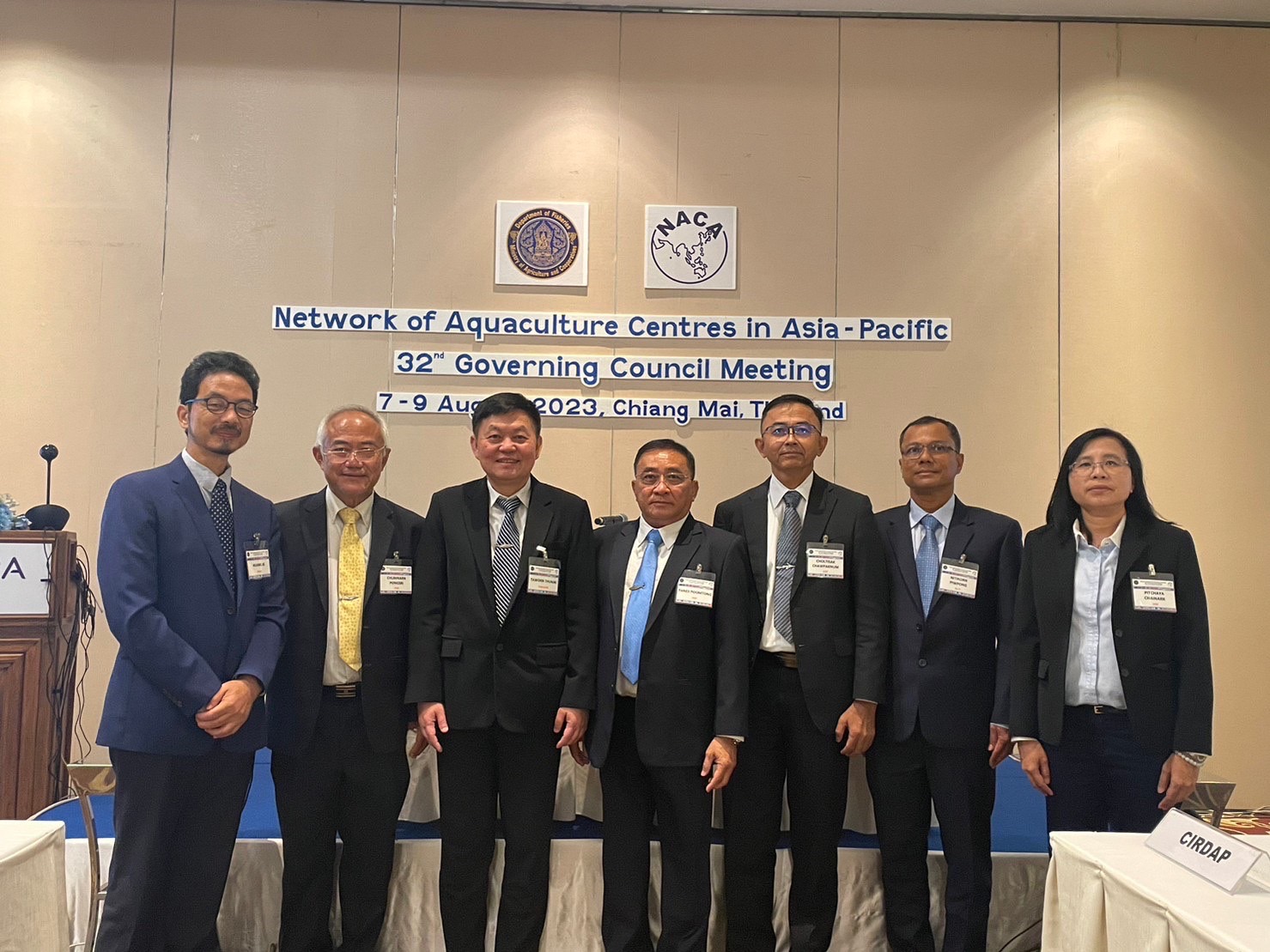 กรมประมง...เป็นเจ้าภาพร่วมจัดการประชุม The 32nd NACA Governing Council Meeting เปิดเวทีให้ 18 รัฐสมาชิกและภาคีเครือข่าย ร่วมกำหนดทิศทางและนโยบายการเพาะเลี้ยงสัตว์น้ำสู่ความเข้มแข็งและยั่งยืน..คลิก