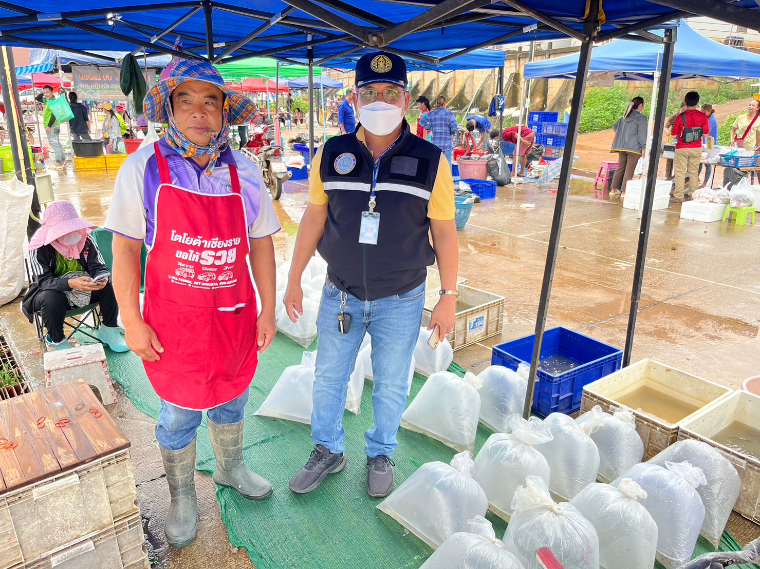 ตรวจสอบสินค้าสัตว์น้ำส่งออก..คลิก