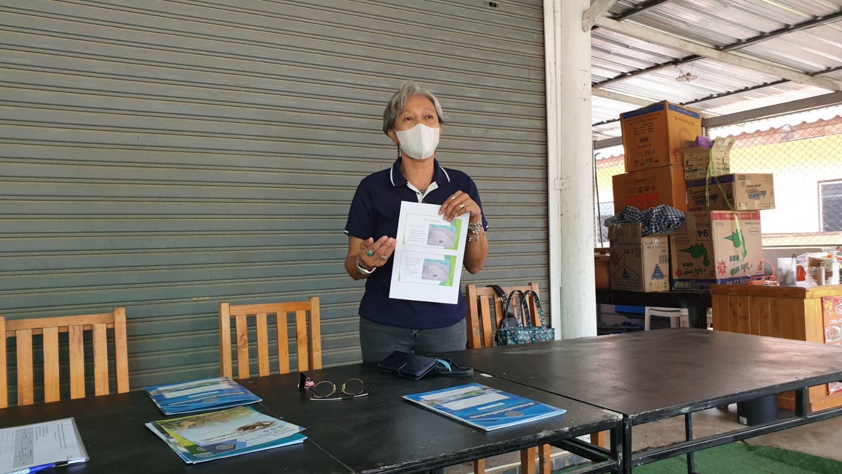 ลงพื้นที่อำเภอสวนผึ้ง จังหวัดราชบุรี เพื่อปฎิบัติงานตามโครงการส่งเสริมการเลี้ยงปลาในหมู่บ้านตามแนวชายแดนในพระราชดำริจังหวัดราชบุรี