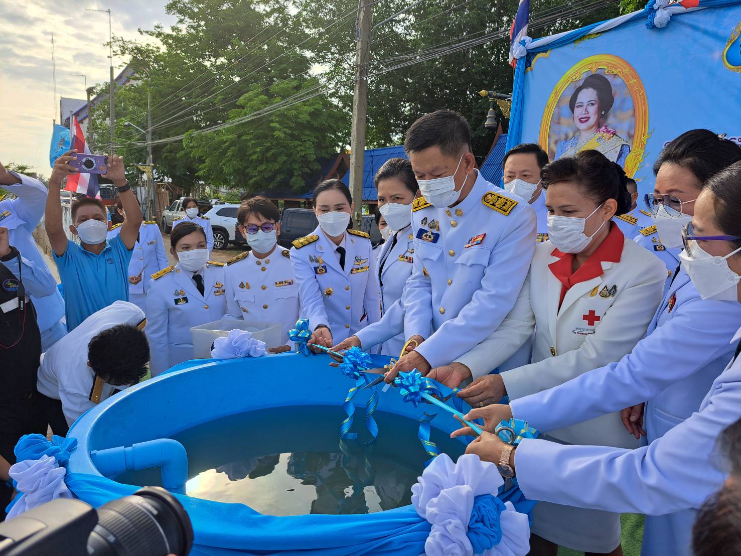 พิธีปล่อยพันธุ์สัตว์น้ำเพื่อเฉลิมพระเกียรติสมเด็จพระนางเจ้าสิริกิติ์พระบรมราชินีนาถ พระบรมราชชนนีพันปีหลวง เนื่องในโอกาสวันเฉลิมพระชนมพรรษา 12 สิงหาคม 2566