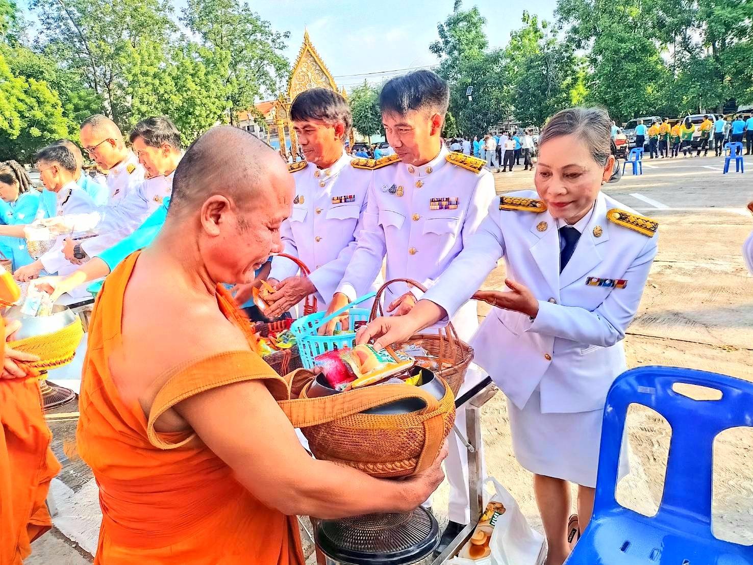 วันที่ 12 สิงหาคม 2566  นายวิทยา ประเสริฐสังข์ ประมงอำเภอโนนสัง ร่วมกิจกรรมเฉลิมพระเกียรติสมเด็จพระนางเจ้าสิริกิติ์ พระบรมราชินีนาถ พระบรมราชชนนีพันปีหลวง เนื่องในโอกาสวันเฉลิมพระชนม พรรษา91 พรรษา 12 สิงหาคม 2566 ดังนี้
