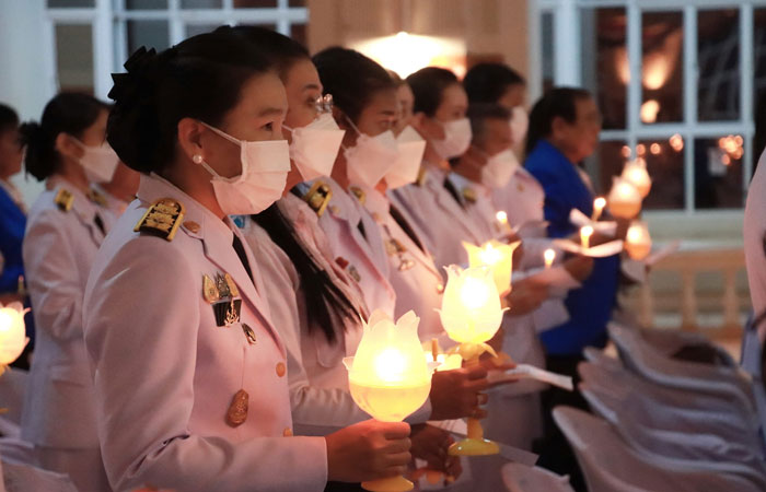 พิธีถวายเครื่องราชสักการะ และพิธีจุดเทียนถวายพระพรชัยมงคลเนื่องในโอกาสมหามงคลเฉลิมพระชนมพรรษา สมเด็จพระนางเจ้าสิริกิติ์ พระบรมราชินีนาถ พระบรมราชชนนีพันปีหลวง 12 สิงหาคม 2566