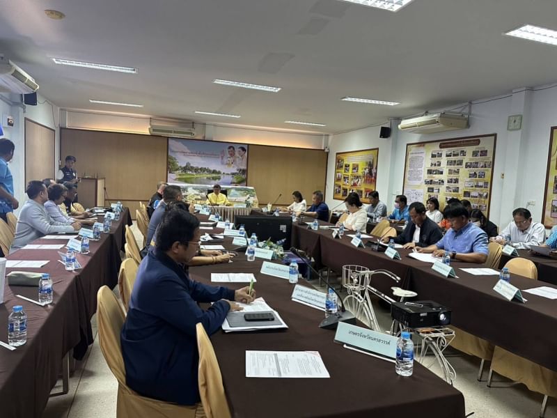ประชุมเตรียมความพร้อมการตรวจติดตามการพัฒนาพื้นที่สระบ่อดินขาว..คลิก