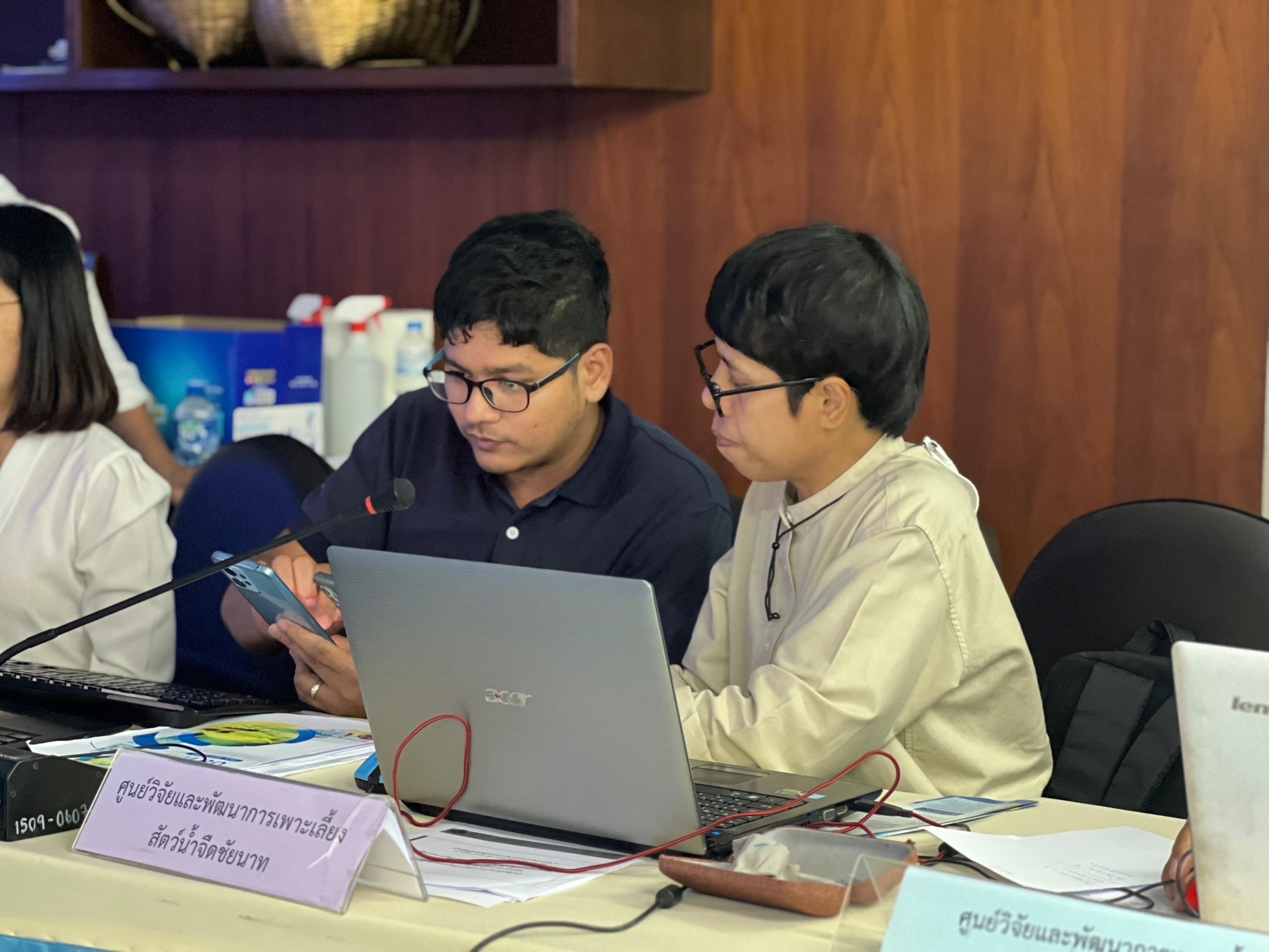 การประชุม Workshop การจัดทำข้อมูลการประเมินผลผลิตสัตว์น้ำเศรษฐกิจ (ปลานิล ดุก ช่อน สลิดและปลาแรด) และกรอบแนวทางการจัดทำแนวทางปฏิบัติที่ดี (Best practice)