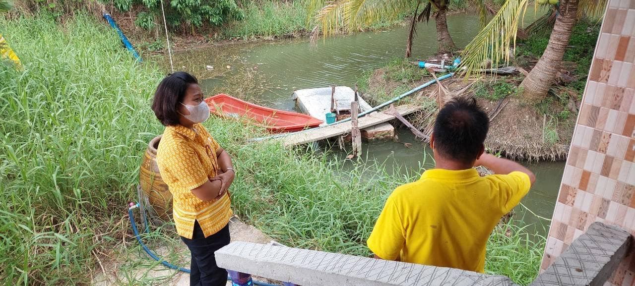 ลงพื้นที่ติดตามผลการดำเนินงานโครงการพัฒนาเกษตรกรรมยั่งยืน กิจกรรมพัฒนาเกษตรทฤษฎีใหม่ อำเภอโพธาราม