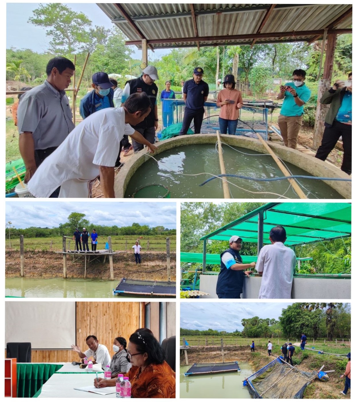 การลงพื้นที่สำรวจข้อมูลและติดตามผลการดำเนินโครงการระบบส่งเสริมเกษตรแบบแปลงใหญ่ กลุ่มผู้เลี้ยงปลาชะโอนเด่น อ.ควนขนุน จ.พัทลุง..คลิก
