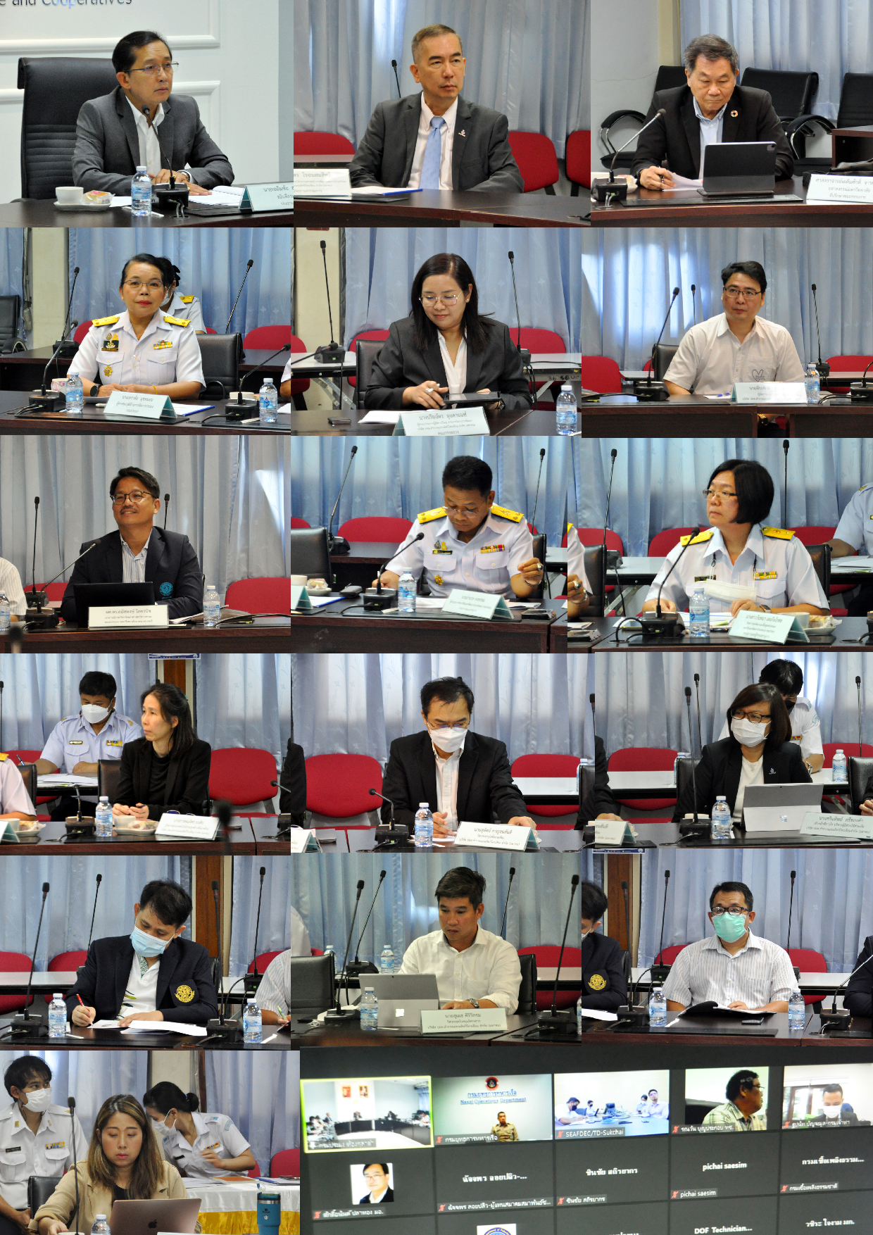 การประชุมคณะกรรมการที่ปรึกษาโครงการศึกษาวิจัยการจัดสร้างแหล่งอาศัยสัตว์ทะเลเพื่อการประมง จากขาแท่นหลุมผลิตปิโตรเลียม นอกชายฝั่งทะเลอ่าวไทย ครั้งที่ 1/2566