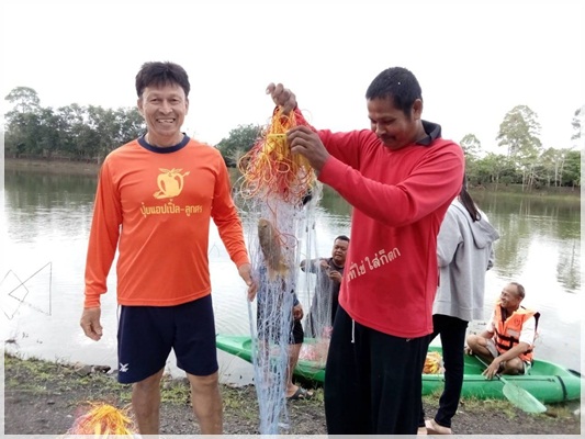 โครงการเพิ่มผลผลิตสัตว์น้ำเศรษฐกิจที่มีมูลค่าสูง (ปลาน้ำจืด)/สระน้ำหนองเดา (ก่อนปล่อย)..คลิก