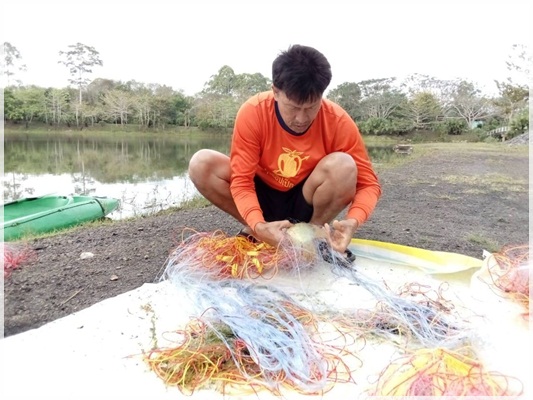 โครงการเพิ่มผลผลิตสัตว์น้ำเศรษฐกิจที่มีมูลค่าสูง (ปลาน้ำจืด)/สระน้ำหนองเดา (ก่อนปล่อย)
