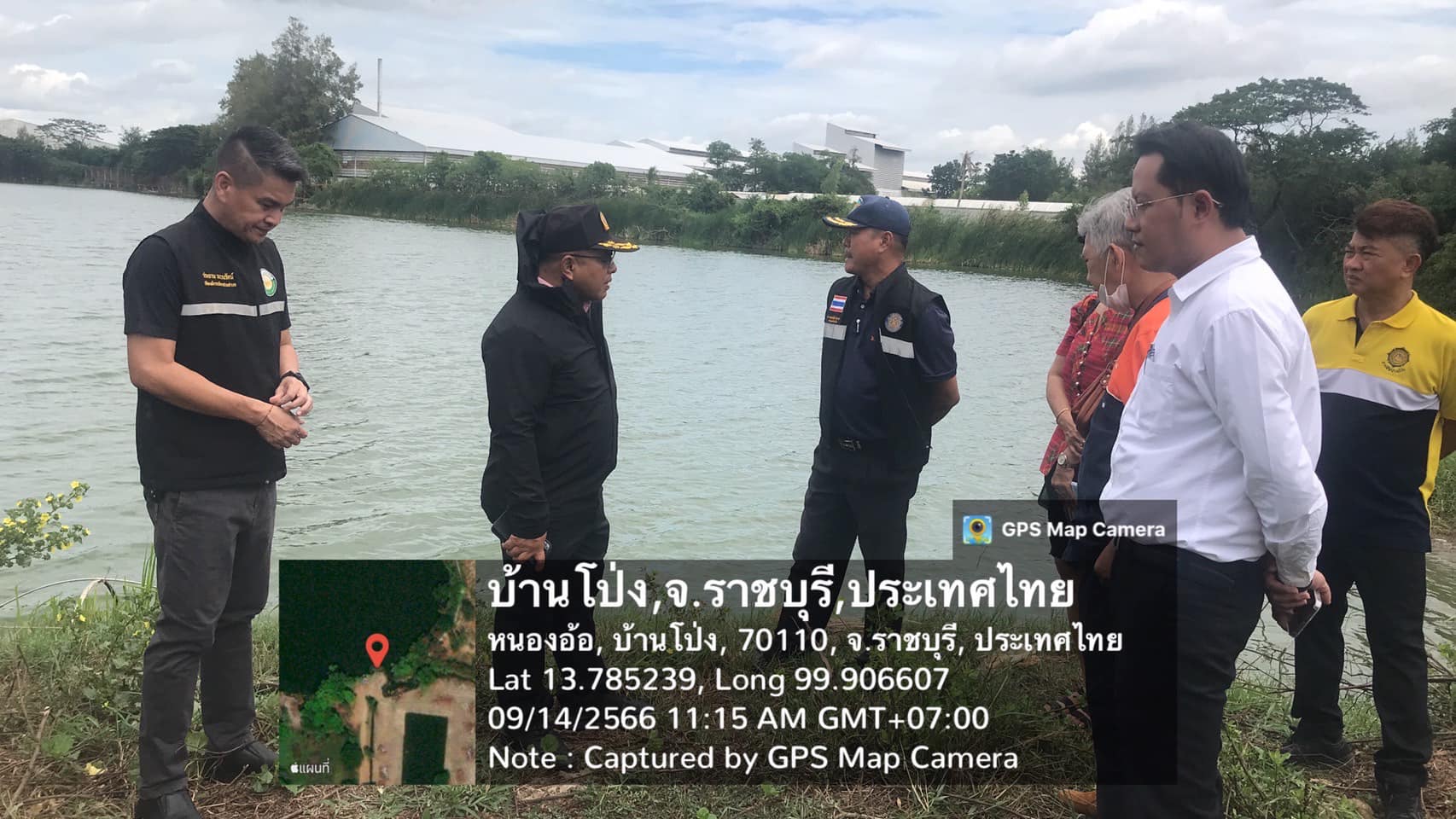 ลงพื้นที่เพื่อร่วมหารือแนวทางในการ?จับจระเข้ที่พบในบึงหนองอ้อ