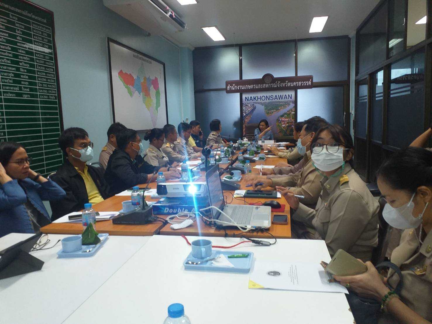 ประชุมศูนย์ติดตามและแก้ไขปัญหาภัยพิบัติด้านการเกษตร จังหวัด ครั้งที่ 10/2566..คลิก