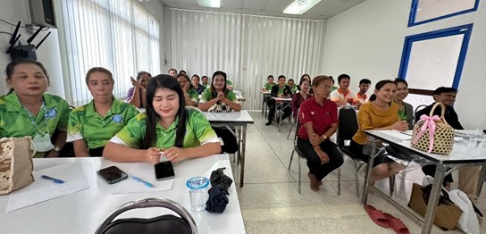 ฝึกอบรมการพัฒนาบุคลิกภาพให้กับข้าราชการ พนักงานราชการ ลูกจ้างอื่น ๆ ที่ปฏิบัติหน้าที่ในหน่วยงาน เพื่อเสริมสร้างบุคลิกภาพที่ดีและเสริมสร้างความเชื่อมั่นในการปฏิบัติงาน..คลิก