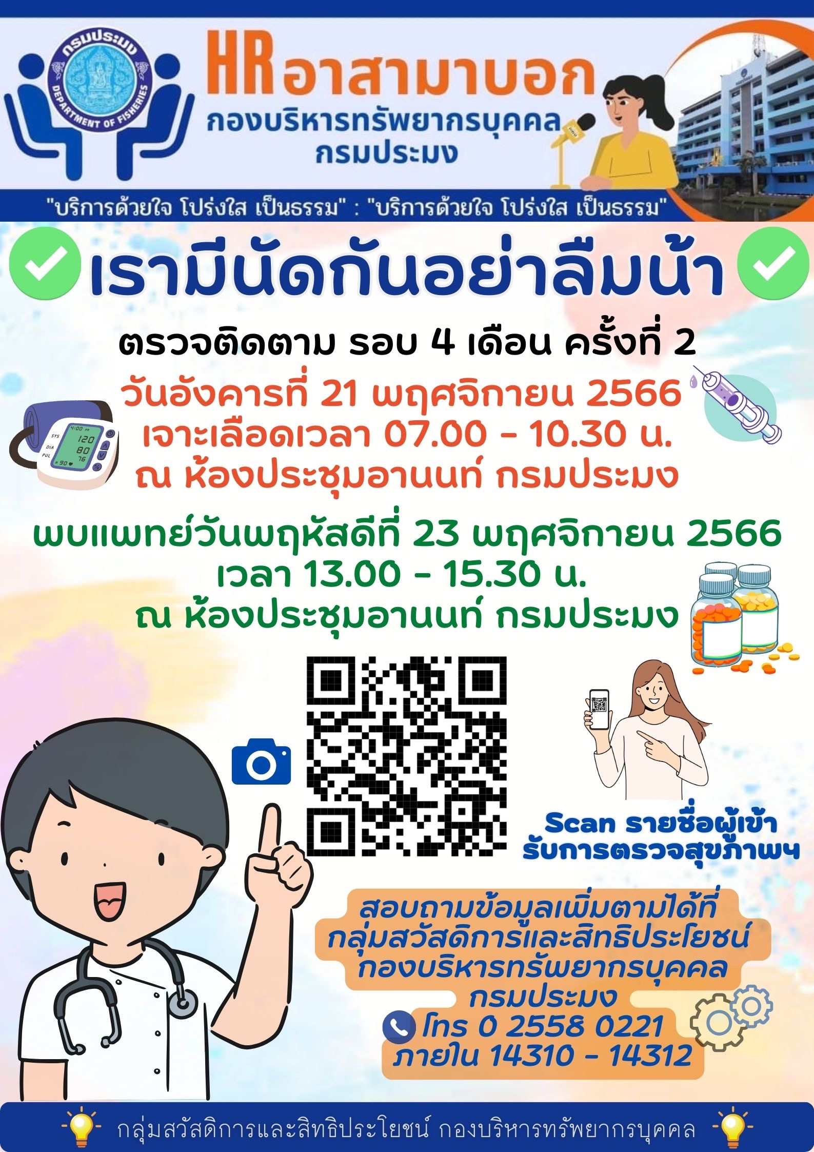 ตรวจติดตาม รอบ 4 เดือน ครั้งที่ 2 ประจำปี 2566