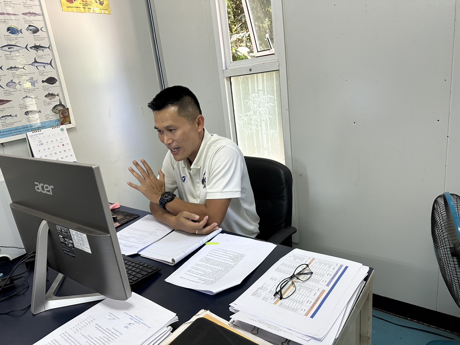 เข้าร่วมประชุมคณะกรรมการขับเคลื่อนนโยบายของกรมประมง (FisheriesCo-ordinator;FC) จังหวัดสุรินทร์