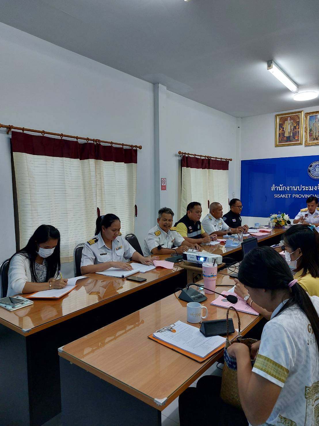 เข้าร่วมประชุมคณะกรรมการขับเคลื่อนนโยบายของกรมประมง (FisheriesCo-ordinator;FC) จังหวัดศรีสะเกษ