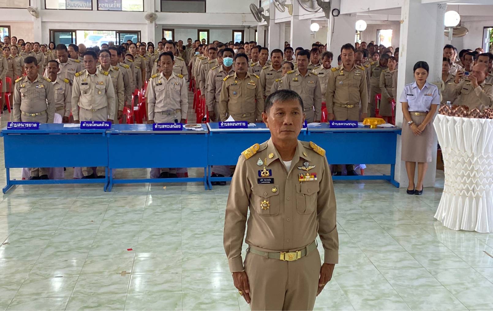 ประมงอำเภอควนขนุน เข้าร่วมประชุมประจำเดือน กำนัน ผู้ใหญ่บ้าน  ครั้งที่ 11 /2566 เพื่อแจ้งประชาสัมพันธ์ เรื่อง การขึ้นทะเบียน ต่ออายุทะเบียนผู้เพาะเลี้ยงสัตว์น้ำ เรื่องกำหนดหนดพื้นที่และเวลาฤดูสัตว์น้ำจืด มีไข่ หรือวางไข่ฯ และเรื่องการทำประมงผิดกฎหมาย (ใช้กระแสไฟฟ้าในการทำการประมง)..คลิก