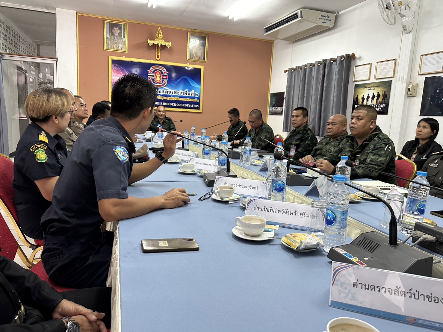 เข้าร่วมให้การต้อนรับ พันเอกภคพล มีทิพย์ รองเสนาธิการกองกำลังสุรนารี (3)..คลิก