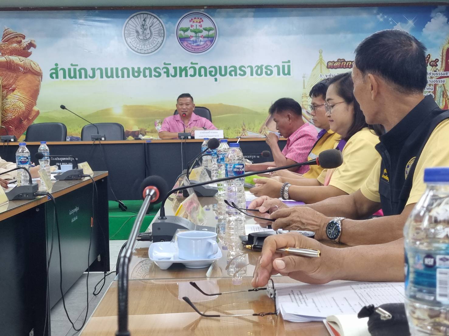 ประมงอุบลฯ   ร่วมประชุมการขับเคลื่อนการดำเนินโครงการระบบส่งเสริมเกษตรแบบแปลงใหญ่ ปี  2567..คลิก
