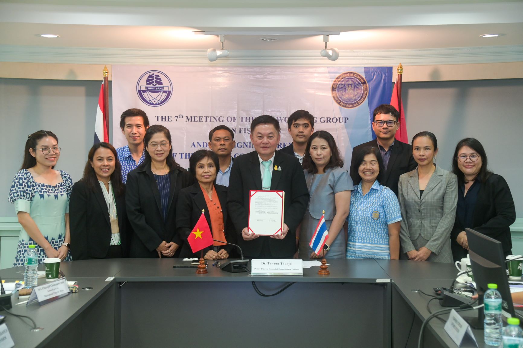 การประชุมคณะทำงานร่วมกลุ่มย่อยด้านประมงระหว่างประเทศไทยและสาธารณรัฐสังคมนิยมเวียดนาม ครั้งที่ 7..คลิก